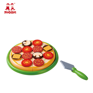 Deliciouus <span class=keywords><strong>pizza</strong></span> <span class=keywords><strong>de</strong></span> madera <span class=keywords><strong>pizza</strong></span> comida <span class=keywords><strong>jugar</strong></span> juego juguetes desarrollo intelectual - Product Image 1