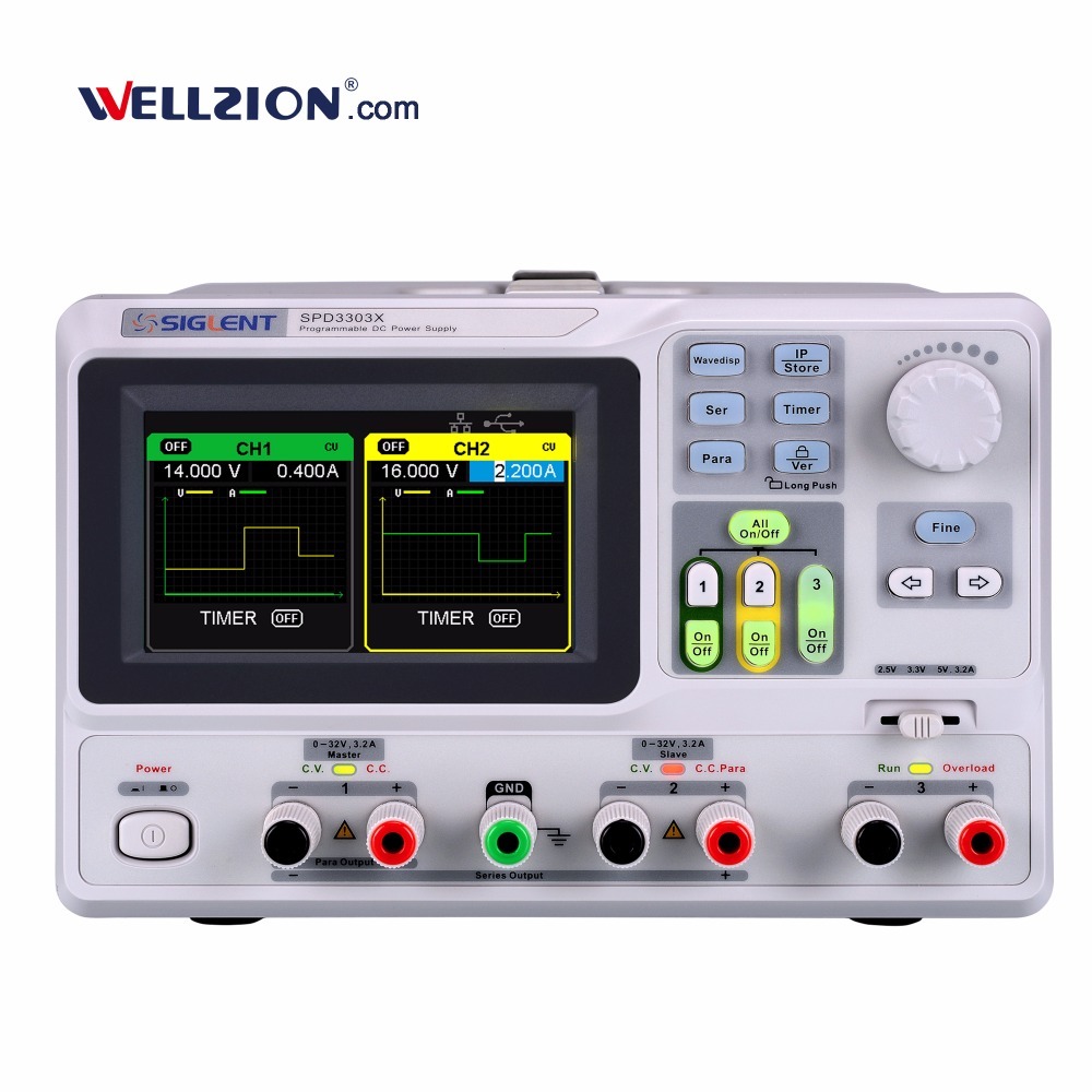 SPD3303X-E,32V/3A Output programmable DC Power Supply