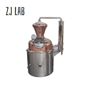 ZJ Lab 50L Home  alcohol distillation copper boiler alcohol distillation equipment