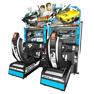 HotSale Indoor Sport Amusement Coin Operated Arcade 32LCD Inicial D6 Car Racing Game Machine Para Venda