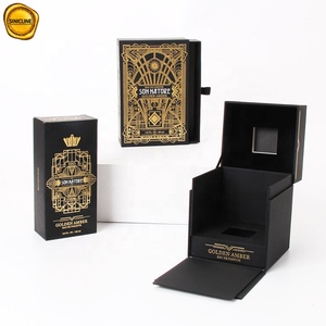 Packaging Perfume Perfum Customized Fragrance Packaging Perfume Bottle Gift Package Custom Boxes Luxury Black Rigid Cardboard Perfum Box