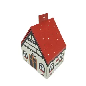 Nette custom haus form geschenk box für weihnachten