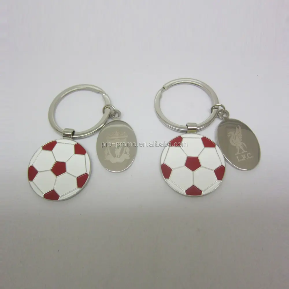 soccerball promozionale portachiavi in metallo
