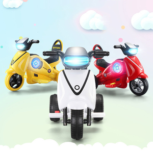Tricycle électrique en plastique pour enfants, matériel de sécurité pour conduite sur la voiture, bicyclette électrique - Product Image 2