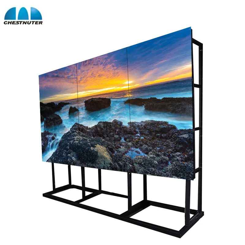 Soporte de montaje para tv, pantalla LCD de publicidad, controlador de pared de vídeo 3x3, 46 pulgadas, 4k