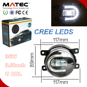Al Por Mayor 2In 1 3.5 "coche CONDUCIDO Luz de Niebla + Coche CONDUCIDO Luz Corriente Diurna Para Llevó la Marca x Luz de Niebla - Product Image 1