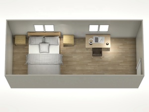 Casa prefabbricata portatile pronta all'uso del modulo del contenitore di spedizione di facile montaggio di basso costo 20ft 40ft da vendere - Product Image 4