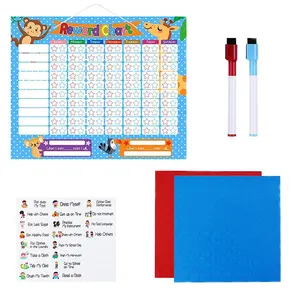 Benutzer definierte Aufgaben magnete Magnetische Belohnung Aufkleber Diagramm lösch bare gute Verhaltens tabelle für Kinder