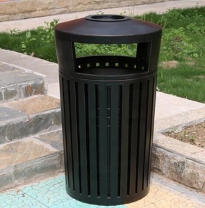 Contenedor <span class=keywords><strong>de</strong></span> <span class=keywords><strong>Basura</strong></span> Metálico para Exteriores con Sensor - Product Image 2