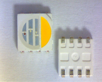 Epistar-Chip LED de alta calidad, 0,2 w, 3w, 5050, 8 pines, RGBW, plcc8, 3,2 v, 630nm