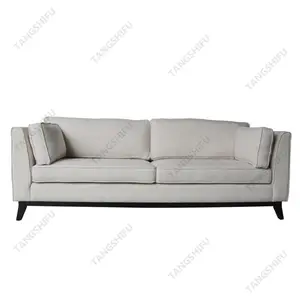 Home furniture upholstery 3 seater fabric sofa