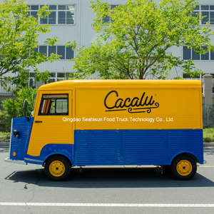 Citroen <span class=keywords><strong>camion</strong></span> de nourriture de crème glacée de café chariot de nourriture électrique à vendre - Product Image 2