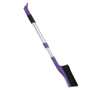 Cepillo de nieve telescópico para coche, escurridor de hielo con mango largo extensible - Product Image 4