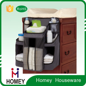 Rangement de couches suspendu, stockage d'organisation pour objets de bébé, <span class=keywords><strong>organisateur</strong></span> de rangement <span class=keywords><strong>mural</strong></span> en <span class=keywords><strong>tissu</strong></span> - Product Image 3