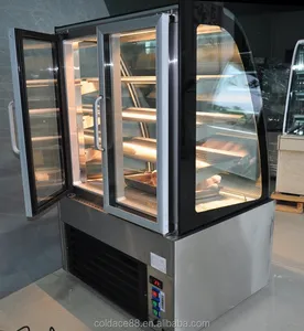 Double Chambers Chocalate/Donut/Cake Chiller Display Price