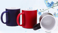 Tasse à café à sublimation changeante de couleur 11oz de qualité supérieure avec couleur mate