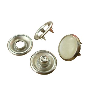 סיטונאי פליז/נירוסטה 9.5mm 11mm מתכת 4 חלקי אטב פרל חודים הצמד כפתורים - Product Image 1