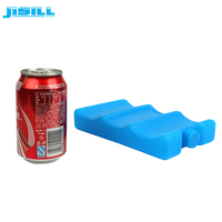 Isolé PE lait maternel rempli d'eau packs de glace forme de vague packs de refroidissement sac de stockage de lait thermique congélateur refroidisseur bouteilles canettes