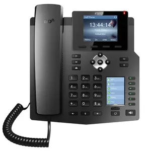 经济和环境f砧X4 Poe Voip Sip电话，带双色LCD和30 DSS键