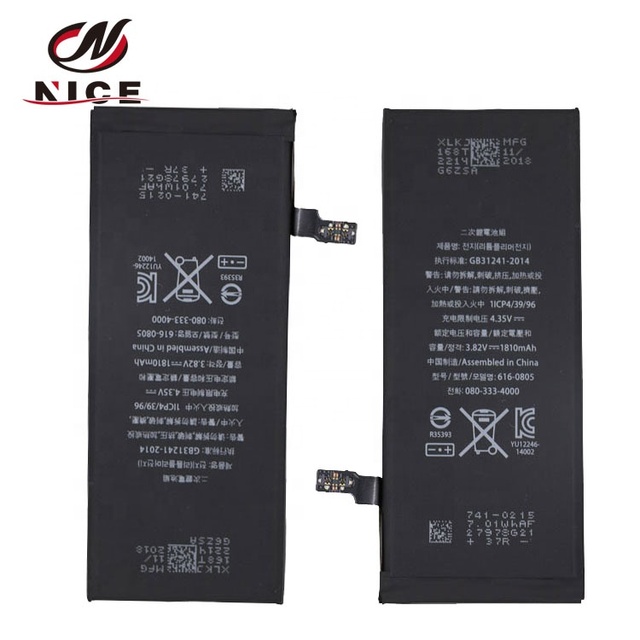 Best Quality 0 Cycle Phone Compatible Replacement Battery for iPhone 6 Rechargeable Battery