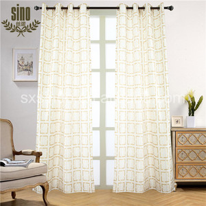 Cortinas dormitorio <span class=keywords><strong>Azul</strong></span> Geométrico Impresión de Última Moda - Product Image 4