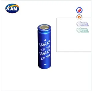 Supercondensador 2,7 V 100F serie bobinado, KAMCAP supercondensador alta calidad precio bajo