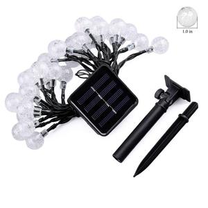 Guirlande <span class=keywords><strong>solaire</strong></span> à ampoules LED, 8 Modes d'éclairage, 30 pieds, <span class=keywords><strong>Globe</strong></span> de lumière, pour noël, mariage, vacances - Product Image 5