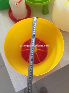 Bebek tavuklu beslenmesi yuvarlak yerçekimi akış besleyici civcivler için plastik besleyici - Product Image 4