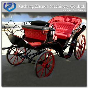 Boda blanco romántico caballos/alta calidad turismo caballo vagones para venta - Product Image 3
