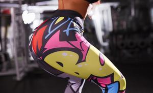 Ecoparty Sexy A <span class=keywords><strong>Vita</strong></span> <span class=keywords><strong>Alta</strong></span> Pantaloni di Yoga di Sport Delle Donne Leggings Stampati Leggings Sport Allenamento di Fitness In Esecuzione Pantaloni <span class=keywords><strong>Leggins</strong></span> - Product Image 5