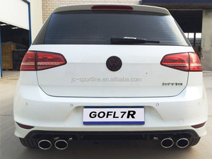 Sistema de escape para coche Volkswagen VW <span class=keywords><strong>Golf</strong></span> VII <span class=keywords><strong>Golf</strong></span> 7 MK7 <span class=keywords><strong>R</strong></span> <span class=keywords><strong>LINE</strong></span>, acero 304 - Product Image 3