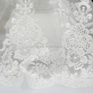 Colore bianco e pizzo tipo di prodotto 3D ricamo pizzo tessuto 3D fiore per abito da sposa o tessuti per la casa - Product Image 2