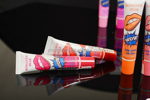 Brillo de labios a prueba de larga duración Oso de lápiz labial tatuaje magia Peel de labio líquido vaya tinte brillo de labios paquete Labiales - Product Image 2