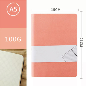 สมุดจดแบบตารางแบบนุ่ม A5โลโก้ที่กำหนดเอง undated - Product Image 3