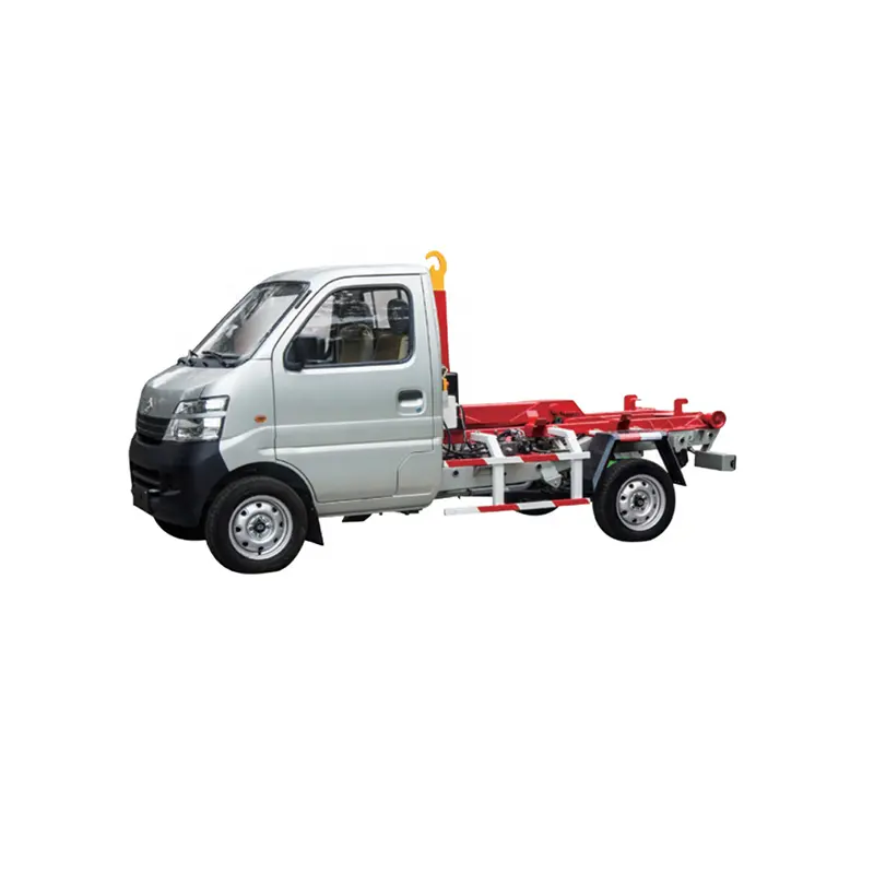 Widely used small unloading type automatic and manual garbage truck