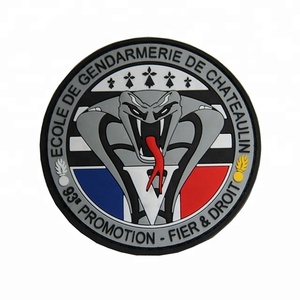 OEM Fábrica Personalizado 3d logotipo Nome Borracha Pvc Patches - Product Image 1