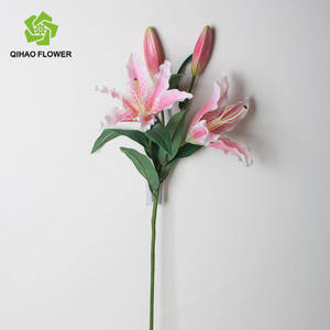 Atificial fleur de <span class=keywords><strong>lys</strong></span> fleurs artificielles pour la décoration de mariage - Product Image 2