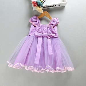 Robe princesse <span class=keywords><strong>raiponce</strong></span> pour enfant fille, tenue d'halloween et de noël - Product Image 3