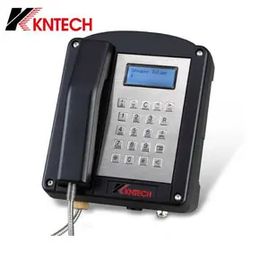 KNTECH Telepon Analog Tahan Ledakan, Telepon Genggam Analog Tahan Cuaca Telepon Darurat untuk Tambang Batu Bara KNEX1