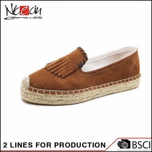 Comercial Marrón Moderno Hecho A Mano borla Sexo Casual <span class=keywords><strong>alpargatas</strong></span> Zapatos <span class=keywords><strong>Niña</strong></span> - Product Image 3