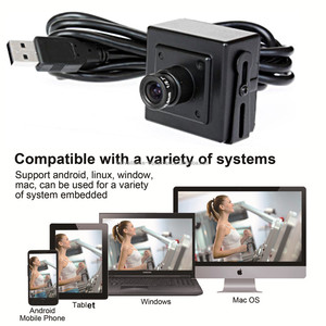 <span class=keywords><strong>Webcam</strong></span> USB HD Mini Linux ELP OEM 720P UVC sans pilote avec boîtier Mini Box pour distributeur automatique ELP-USB100W03M-BL36 - Product Image 2