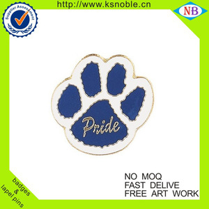 Personnalisé conception pavot en forme de métal émail pin badge pour hommes - Product Image 2