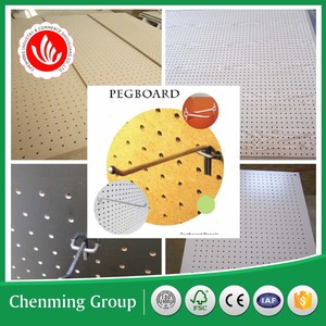 Süpermarket kullanımı için kanca ile Modern tasarım MDF delikli pano - Product Image 2