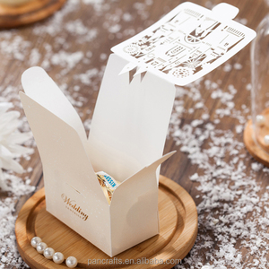 De calidad Superior al por mayor caja de embalaje del regalo del favor del caramelo de la boda invitación rematic - Product Image 4