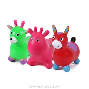 Diskon Besar Mainan Keledai Hewan Plastik Mini Berwarna-warni