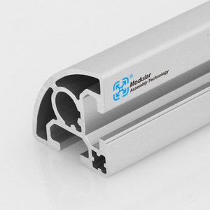 Fentes réglables en extrusion d'aluminium, long jusqu'au 40x40, 4 emplacements, fixations - Product Image 6