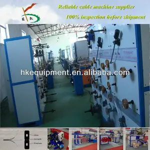 indoor optical cable production line/FTTH drop cable machine