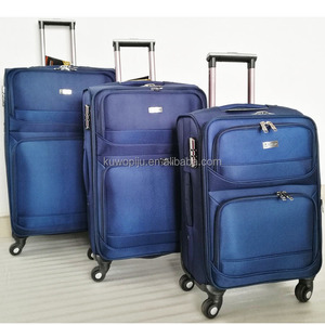 Ensemble <span class=keywords><strong>de</strong></span> <span class=keywords><strong>valises</strong></span> <span class=keywords><strong>souples</strong></span> à roulettes <span class=keywords><strong>3</strong></span> pièces en polyester 1680D pour voyages faciles - Product Image 4