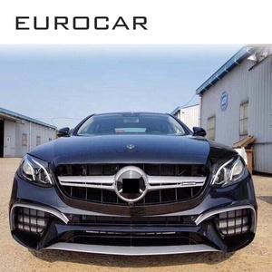 Kits de carrosserie <span class=keywords><strong>E</strong></span> Class W213 E300 E400 Facelift pour E63 style Car Body Kits Pare-chocs avant Grille Diffuseur Matériel PP - Product Image 4