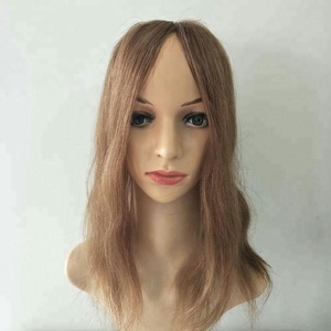 Produtos novos feitos sob encomenda 5 polegadas * 5 polegadas cheio handtied sistema de integração de cabelo perucas - Product Image 3